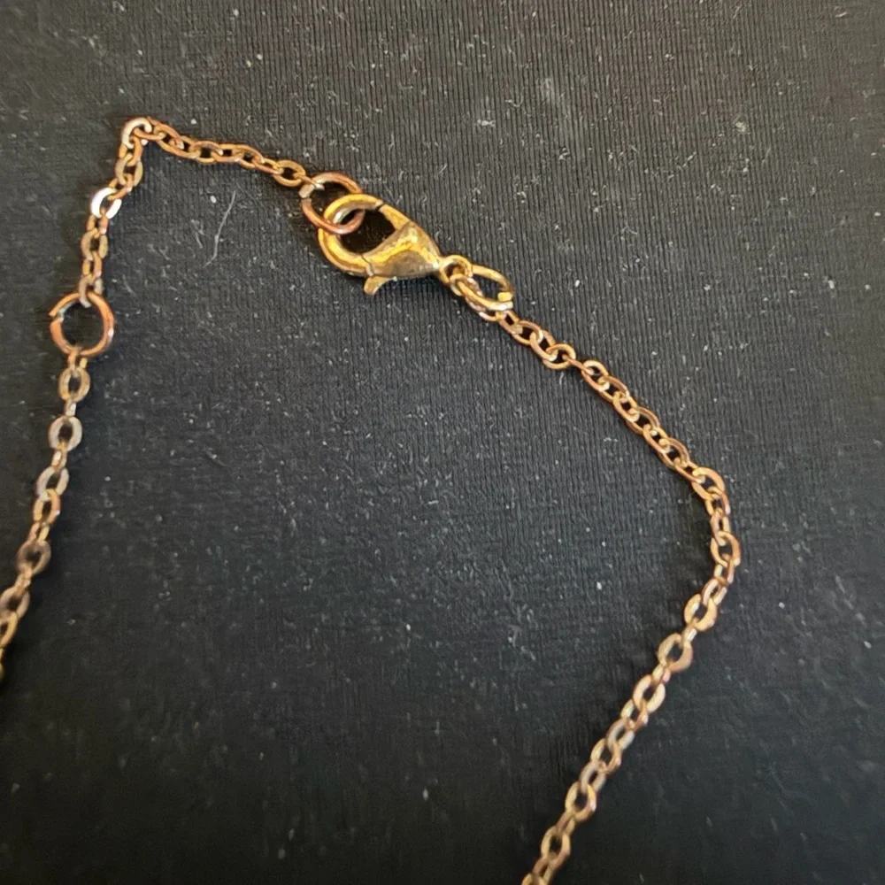 Green CZ Frog Pendant Necklace - Picture 3 of 3